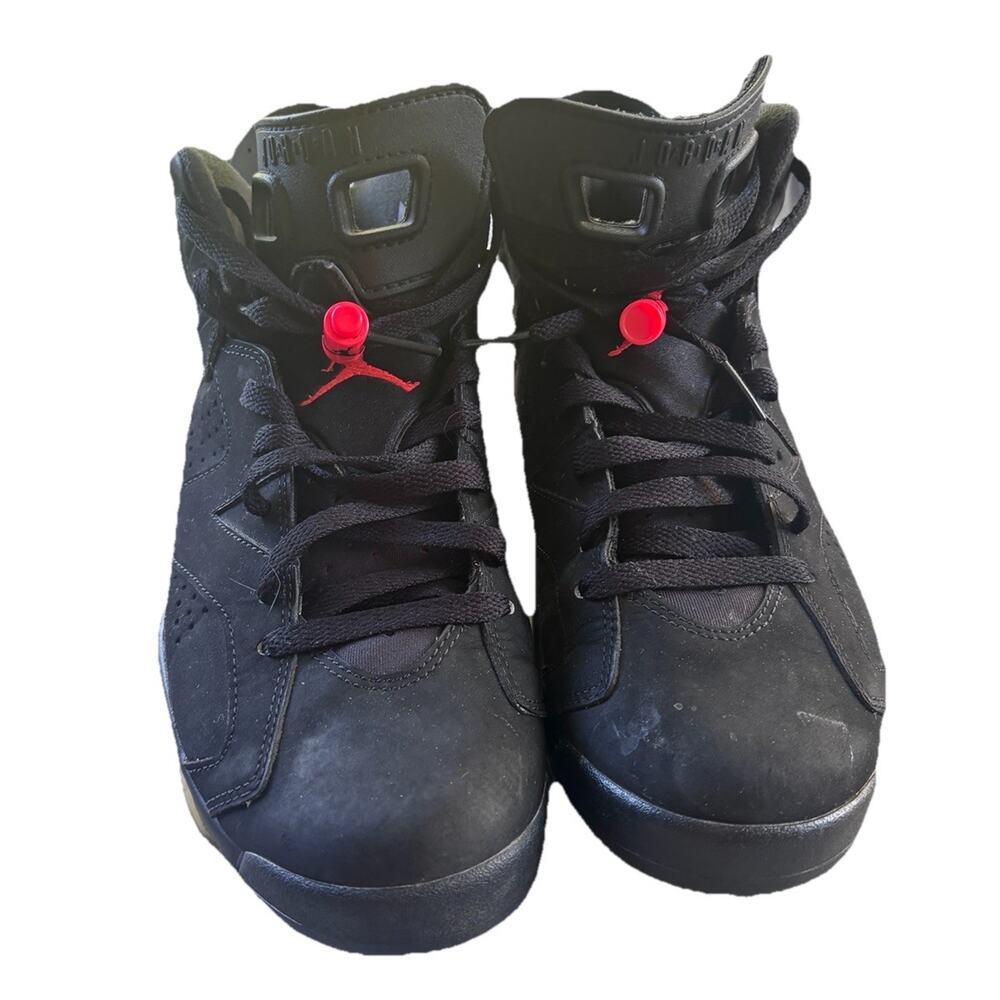 Sz 8.5 Jordan 6 Retro Infrared Black 2014 384664-023 Authentic Quick Ship - Picture 2 of 9